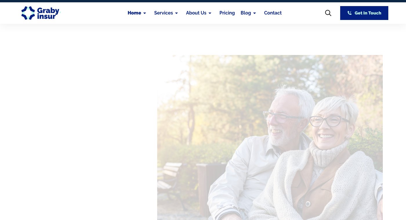 Graby Insur template — live preview